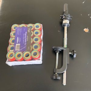 Mannequin stand and curlers